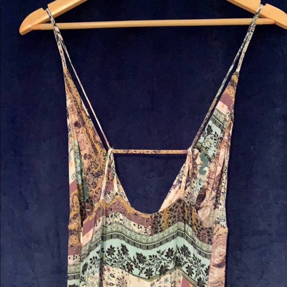 Free People Margarita Jumpsuit - Ivory & Brown - Picture 4 of 5